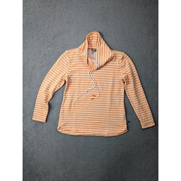 Talbots Tops - T by Talbots Pullover Womens Small Petite PS Funnel Neck Delightful Stripe